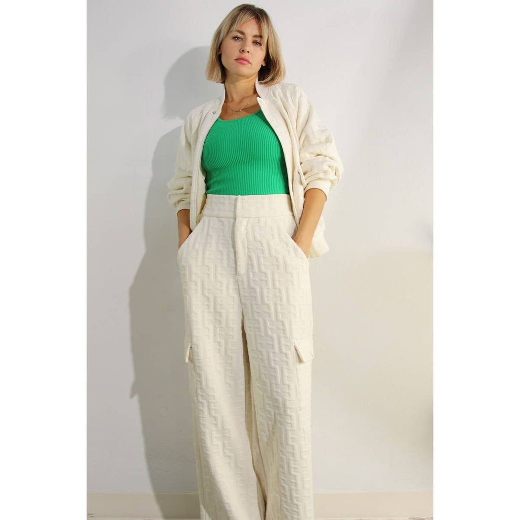 Ensemble BOMBER ET PANTALON LONG ESTAMPÉ