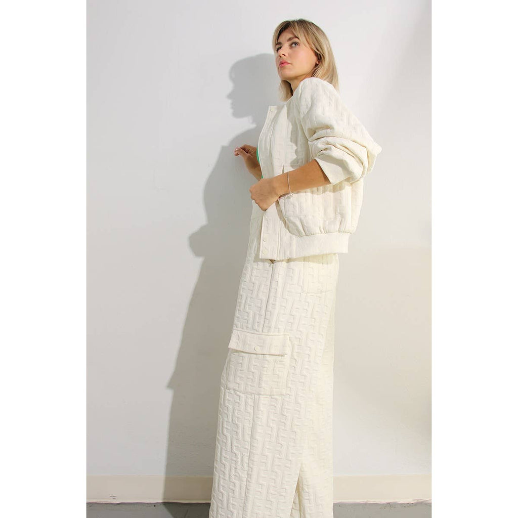 Ensemble BOMBER ET PANTALON LONG ESTAMPÉ