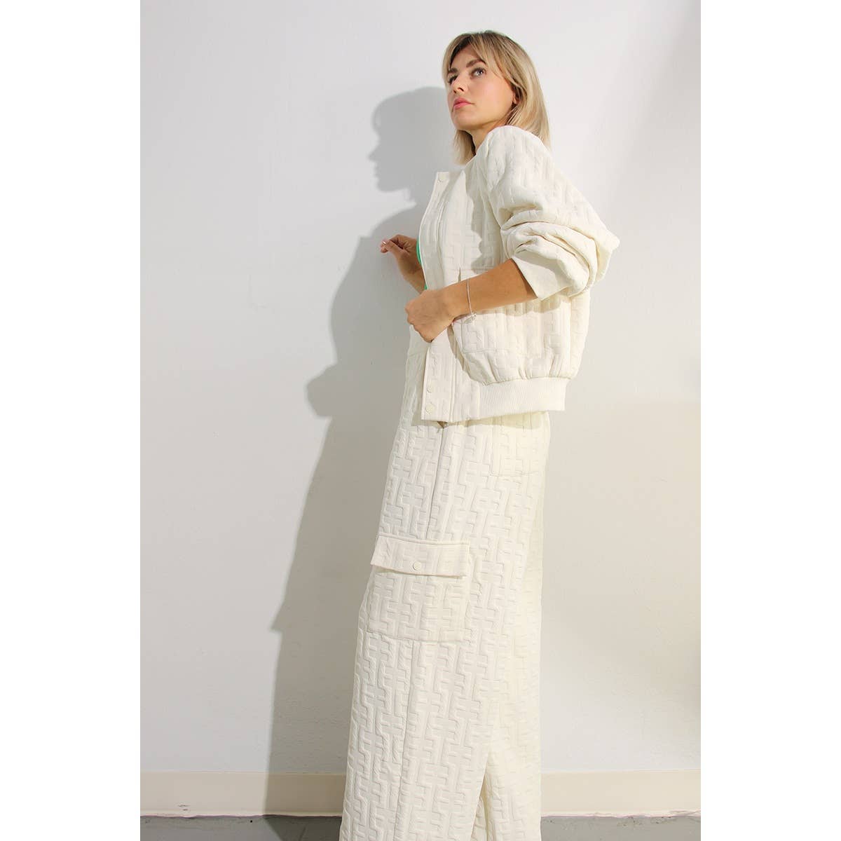 Ensemble BOMBER ET PANTALON LONG ESTAMPÉ