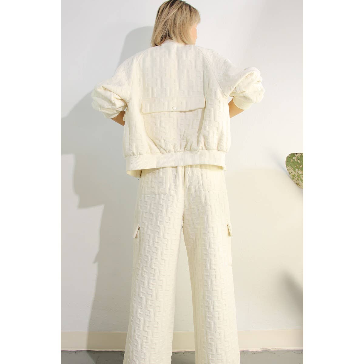 Ensemble BOMBER ET PANTALON LONG ESTAMPÉ